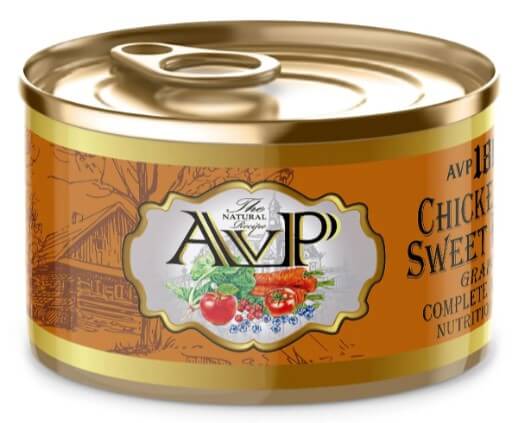 AVP雞肉配甜薯無穀物全犬狗罐頭