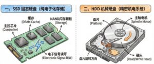 SSD和HDD的差別